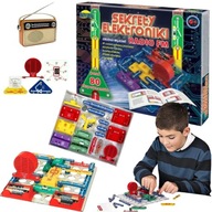 SEKRETY ELEKTRONIKI 80 EKSPERYMENTÓW ZESTAW DO NAUKI DOŚWIADCZALNY EDUKACJA