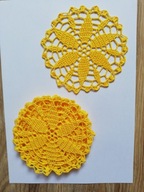 Szydełkowa serwetka podkładka pod kubek kpl. 4szt