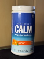 Natural Vitality CALM Magnesium Supplement Drink Mix o smaku pomarańczowym
