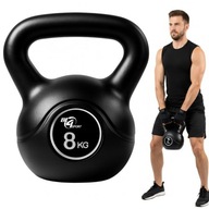 KETTLEBELL 8KG ODWAŻNIK KULA DO ĆWICZEŃ SIŁOWYCH CROSSFIT ABS BE4SPORT