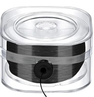 Gumka do bransoletek biżuterii DIY czarna elastyczna 0,8 mm 90 m