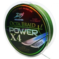 Plecionka Octa Braid POWER X4 MIRACLE FISH 11,2 kg zielona 0,16 mm 150 m
