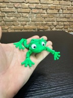 Magiczna żabka 3D ruchoma figurka uroczy prezent handmade