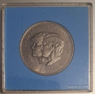 Wielka Brytania 25 pensów 1981r. Ślub księcia Karola i księżnej Diany