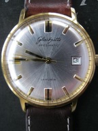PRZEPIĘKNY ZŁOCONY - GLASHUTTE SPEZIMATIC 26 RUBIS