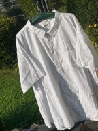 H Koszula Jacamo biała subtelne kropki bawełna duża 5XL