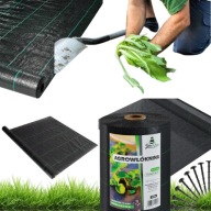 MOCNA AGROWŁÓKNINA ANTYCHWASTOWA 70G 1,1x50m AGROTKANINA UV GRUBA DO OGRODU