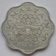 Malta 3 mils 1972 - pszczoła