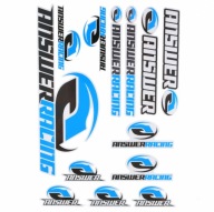 NAKLEJKI NA MOTOR MOTOCYKL ROWER ANSWER RACING