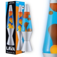 Lampa Lava Oryginalna | Pomarańczowy Wosk Niebieska Ciecz | Idealny prezent