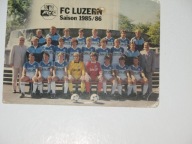 FC LUZERN sezon 1985/1986 zdjęcie drużyny