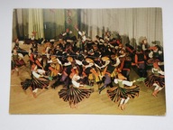 Zespół Pieśni i Tańca MAZOWSZE - tańce łowickie - pocztówka z 1975