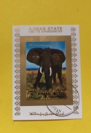 Ajman state. Bloczek kasowany.02918n