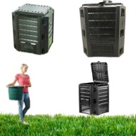 KOMPOSTOWNIK OGRODOWY TERMO 400L THERMOLIGHT 400 PLUS CZARNY EKO PP