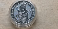 Bestie Królowej 5 funtów 2016 Lion of England