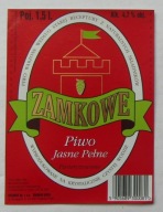 ETYKIETA PIWO ZAMKOWE BROWAR SULIMAR PIOTRKÓW TRYBUNALSKI