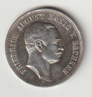 Niemcy Saksonia 3 marki 1911 E bardzo ladna vz