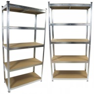 REGAŁ METALOWY MAGAZYNOWY GARAŻOWY DO GARAŻU SPIŻARNI PIWNICY 150X75X30