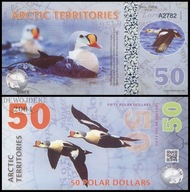 BNA - ARKTYKA 50 Dolarów Dollars 2017 A 2782 # HOLOGRAM # KOPIA # UNC