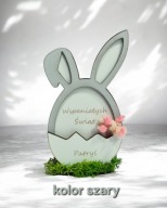 Króliczek, dekoracja wiosenna, grawer, upominek na Wielkanoc, na gotówkę
