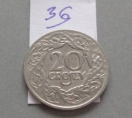 20 groszy z 1923 roku , II RP , ŁADNE