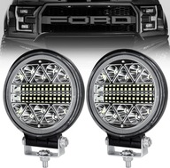 Dinfu Reflektor roboczy LED 102 W, reflektor cofania LED 12 V/24 V z52