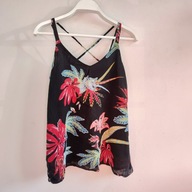 Top bluzka na ramiączkach Candida 38 egzotyczny print (181)