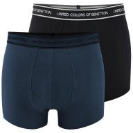 UNITED COLORS OF BENETTON Bokserki Męskie 2 sztuki Bawełna XL