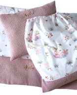 KOCYK pościel DO PRZEDSZKOLA żłobka 100x130cm wafel z HATEM+WOREK +podusia