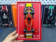 Ramka 3D do LEGO Speed Champions F1 Ferrari SF-24 – Uchwyt Ścienny, Półka