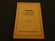 Przedwojenna książka kucharska, Niemcy, Hamburg, czcionka gotycka