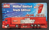 CIĘŻARÓWKA REKLAMOWA MERCEDES - MULLER - 1:87 DGD
