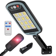 LAMPA SOLARNA MOCNA 400W LED ULICZNA Z CZUJNIKIEM ZMIERZCHU RUCHU + PILOT