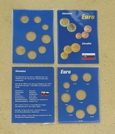 Lindner - Karta na jeden zestaw monet € (Słowacja)