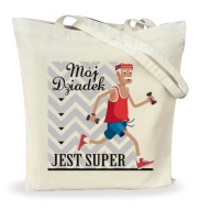 Torba eko bawełniana zakupy prezent dzień DZIADKA