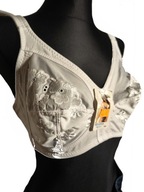 Miękki biustonosz stanik z koronką bez fiszbin r. 85E