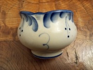 Gżel Miseczka porcelanowa do serwowania mal. kobaltem lata 70. XX w. ZSRR
