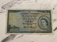 Mauritius - 5 rupii - bardzo rzadki