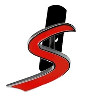 Emblemat 3D Red Cooper S naklejka na bagażnik błotnik Mini Cooper S