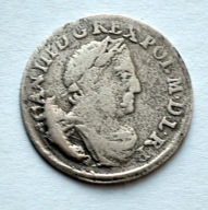 Szóstak Jan III Sobieski 1682r Bydgoszcz Bez TLB pod popiersiem RZADKOŚĆ