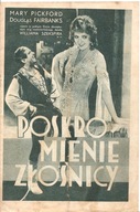 POSKROMIENIE ZŁOŚNICY -wyk. MARY PICKFORD -film -program kinowy -lata 30-te