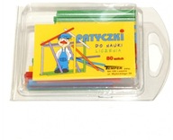 Patyczki do nauki liczenia 80 sztuk TEMPER