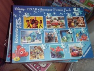 Puzzle ULUBIENI BOHATEROWIE 10 sztuk: 4x20 i 6x49 elem Nemo, Ratatuj, itp