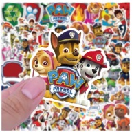 PSI PATROL naklejki 50 sztuk WODOODPORNE Pieski śmieszne Vlepki zestaw