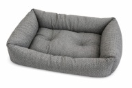 Legowisko dla psa kota miękkie z wysokimi bokami szare 50x70 Belmondo M