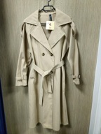Płaszczyk, trencz r. M/L beżowy wiosna/lato Italy !!!
