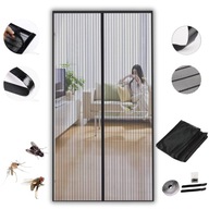 MOSKITIERA NA DRZWI BALKONOWE MAGNES ZASŁONA KURTYNA SZCZELNA 90x230cm