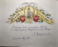 TELEGRAM ŚLUBNY - KŚ. JÓZEF PONIATOWSKI - ŻYTOWIECKO - 1934