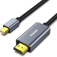 BENFEI Mini DisplayPort do adaptera HDMI (szary)