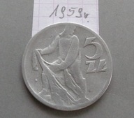 5 złotych z 1959 roku , RYBAK , ŁADNE